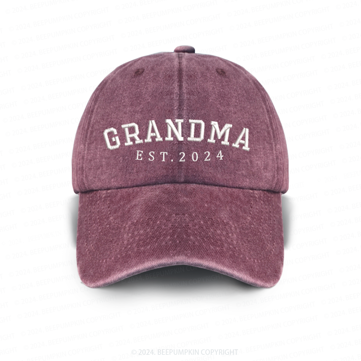 Personalized Date Embroidered Vintage Aldult Baseball Hat