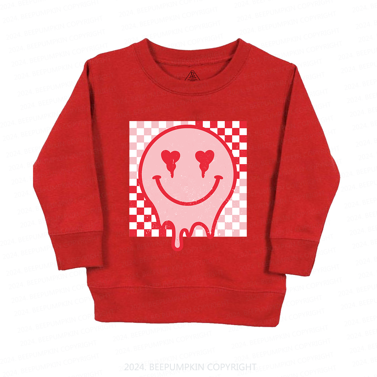 Melt Face Valentine's Day Kids Sweatshirt