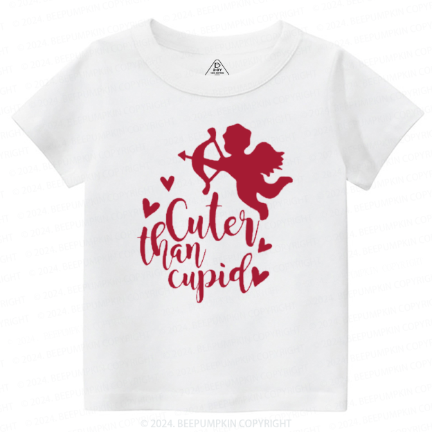 Cuter Than Cupid Valentine Kids Shirt