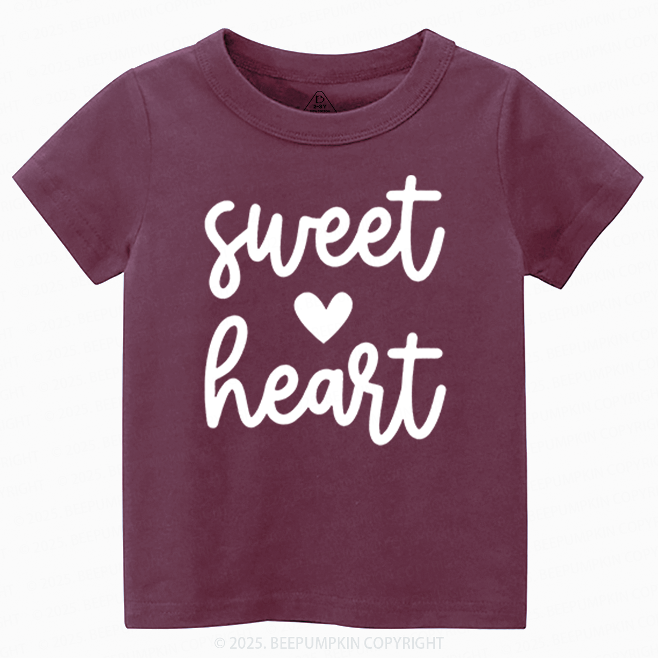 Sweatheart Valentines Day Toddler&Kids Tees Beepumpkin