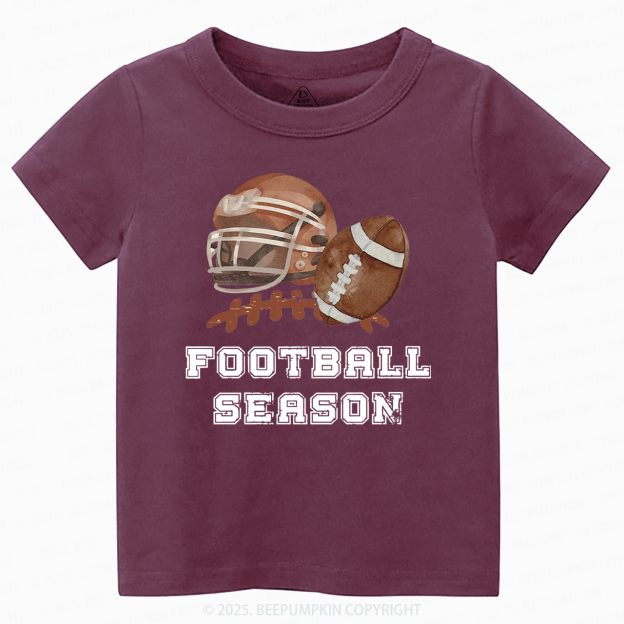 Football Season Toddler&Kid's Tees Beepumpkin