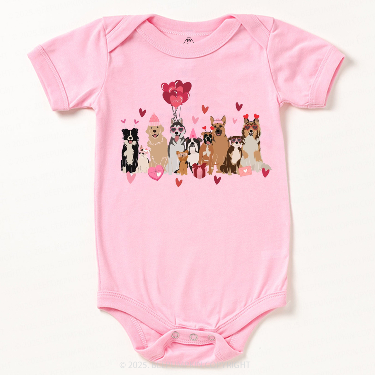 Dog Valentine's Day Bodysuit Beepumpkin Sale-Beepumpkin™