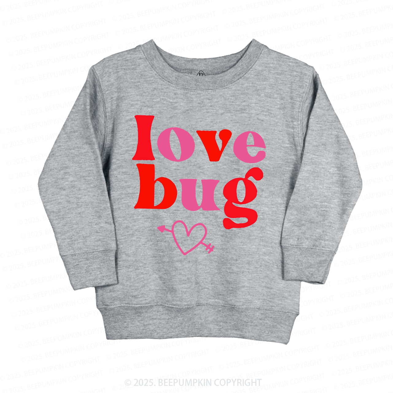 Love Bug Valentine's Day Kid's Sweatshirt 2