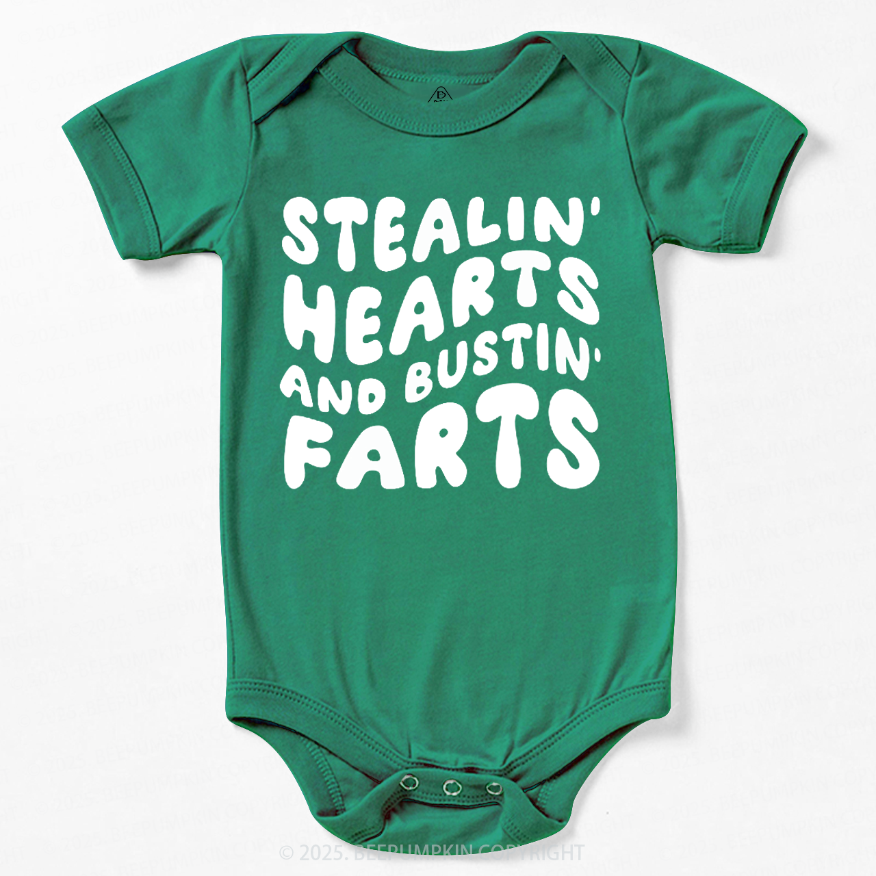 Stealin Hearts And Bustin Farts Valentine's Day Bodysuit Beepumpkin