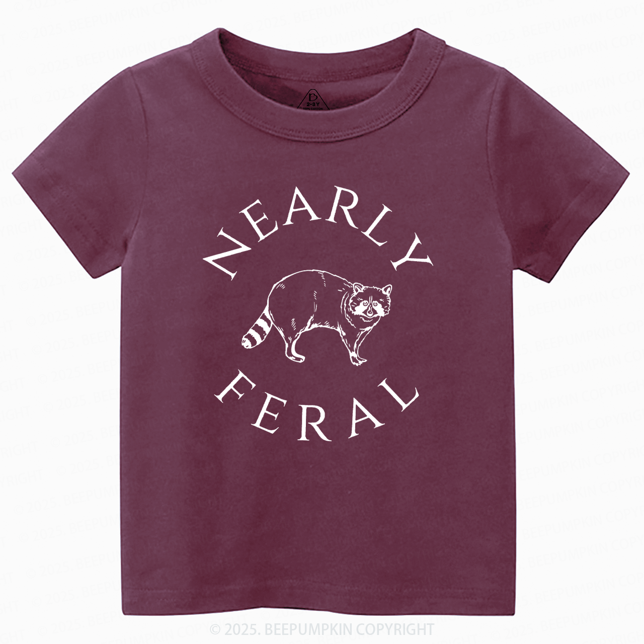 Nearly feral Toddler&Kid's Tees Beepumpkin