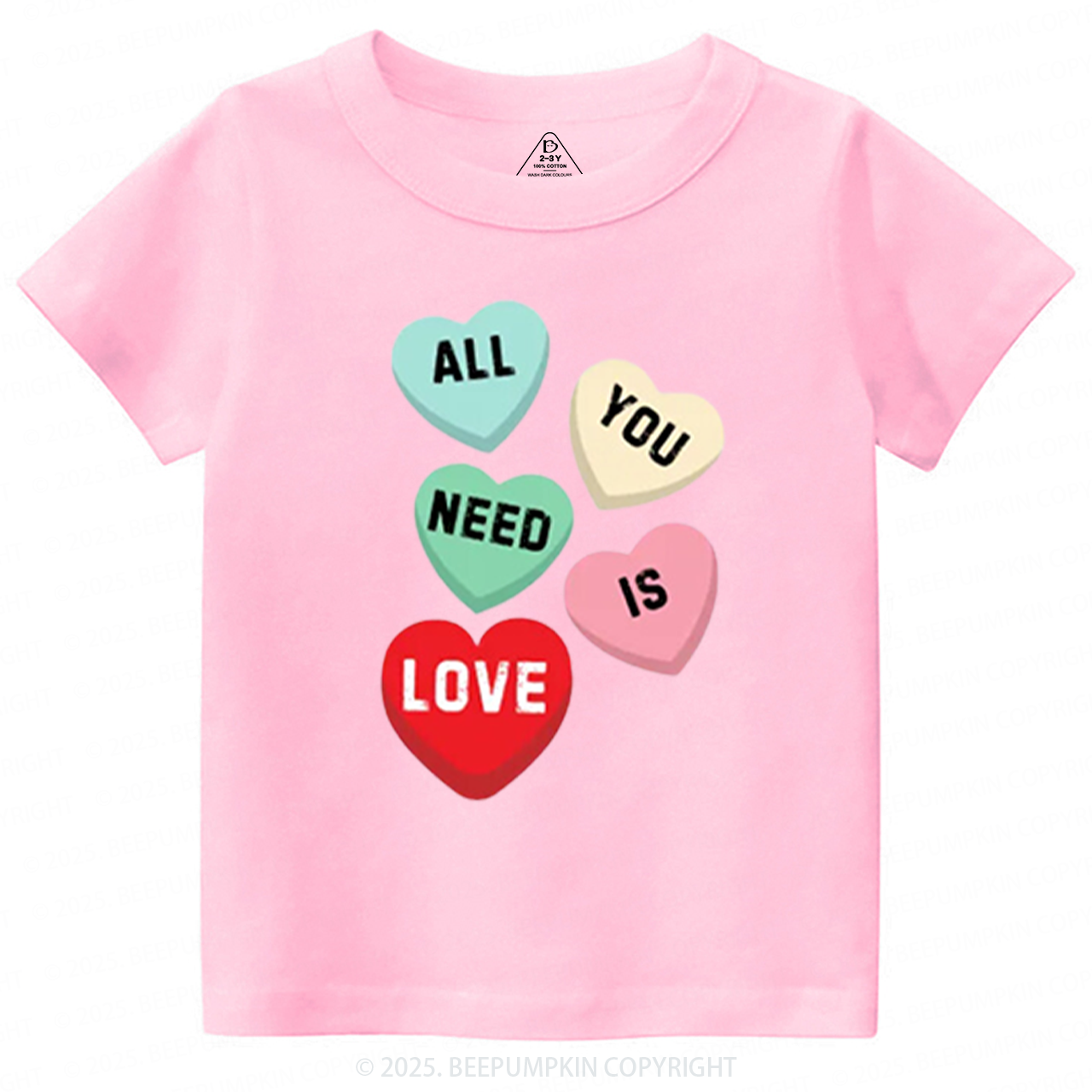 All You Need Is Love Toddler&Kid's Tees Beepumpkin