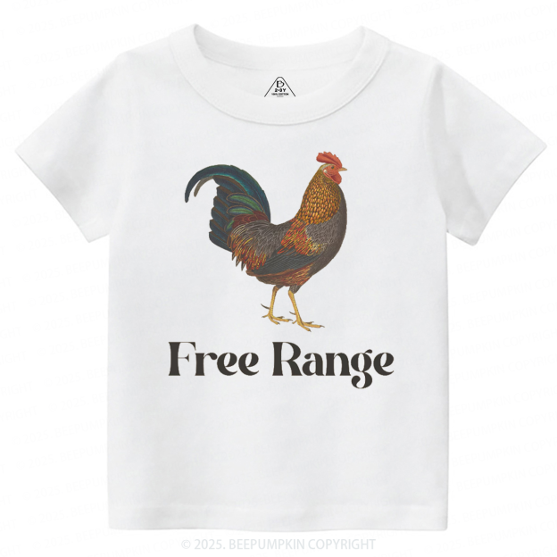 Free Range Chicken Toddler&Kid's Tees Beepumpkin