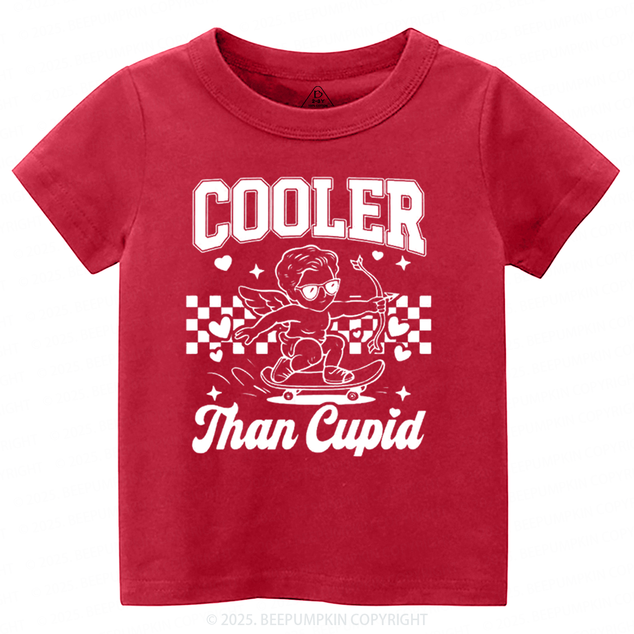 Cooler Than Cupid Toddler&Kid's Tees Beepumpkin