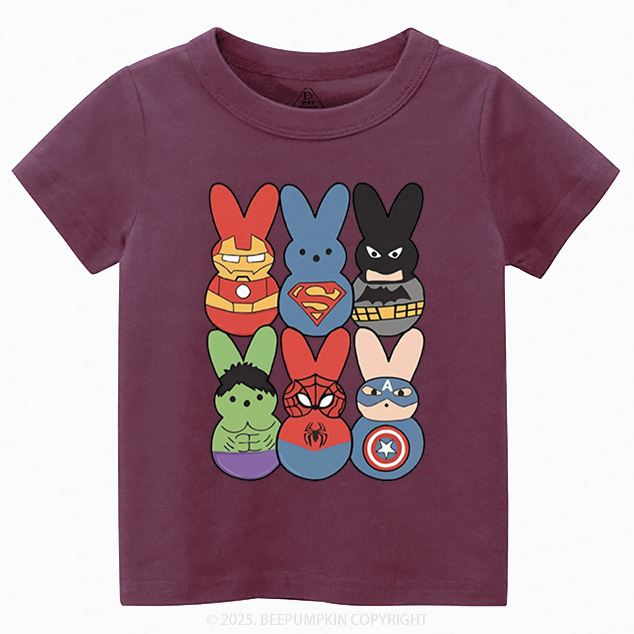 Heroes Easter Day Toddler&Kid's Tees Beepumpkin
