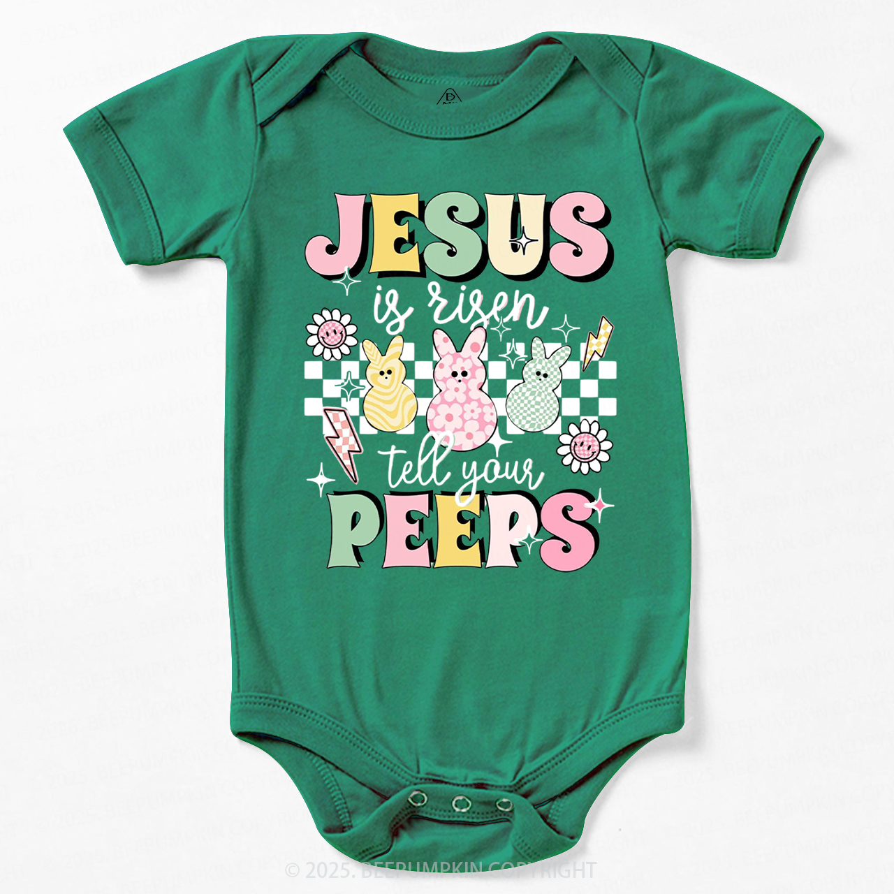 Jesus Is Risen Tell Your Peeps Bodysuit Beepumpkin