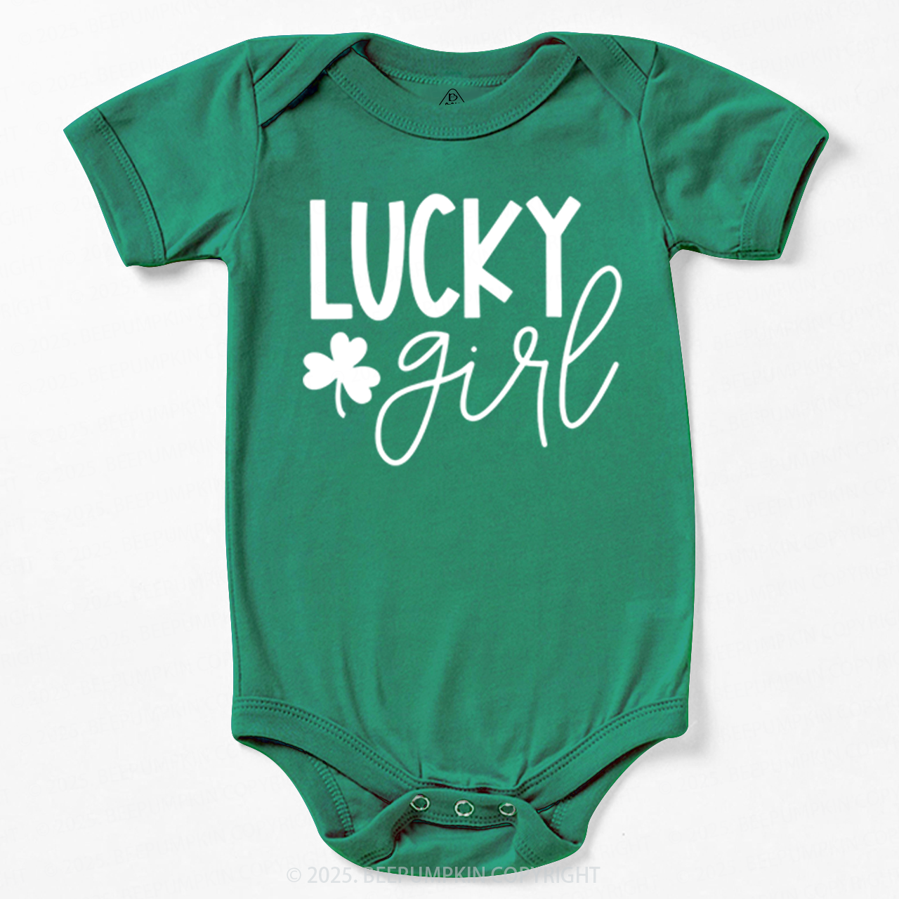 Personalized Lucky Boy And Girl St.Patricks Day Bodysuit Beepumpkin