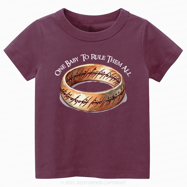 One Baby To Rule Them All Toddler&Kid's Tees Beepumpkin