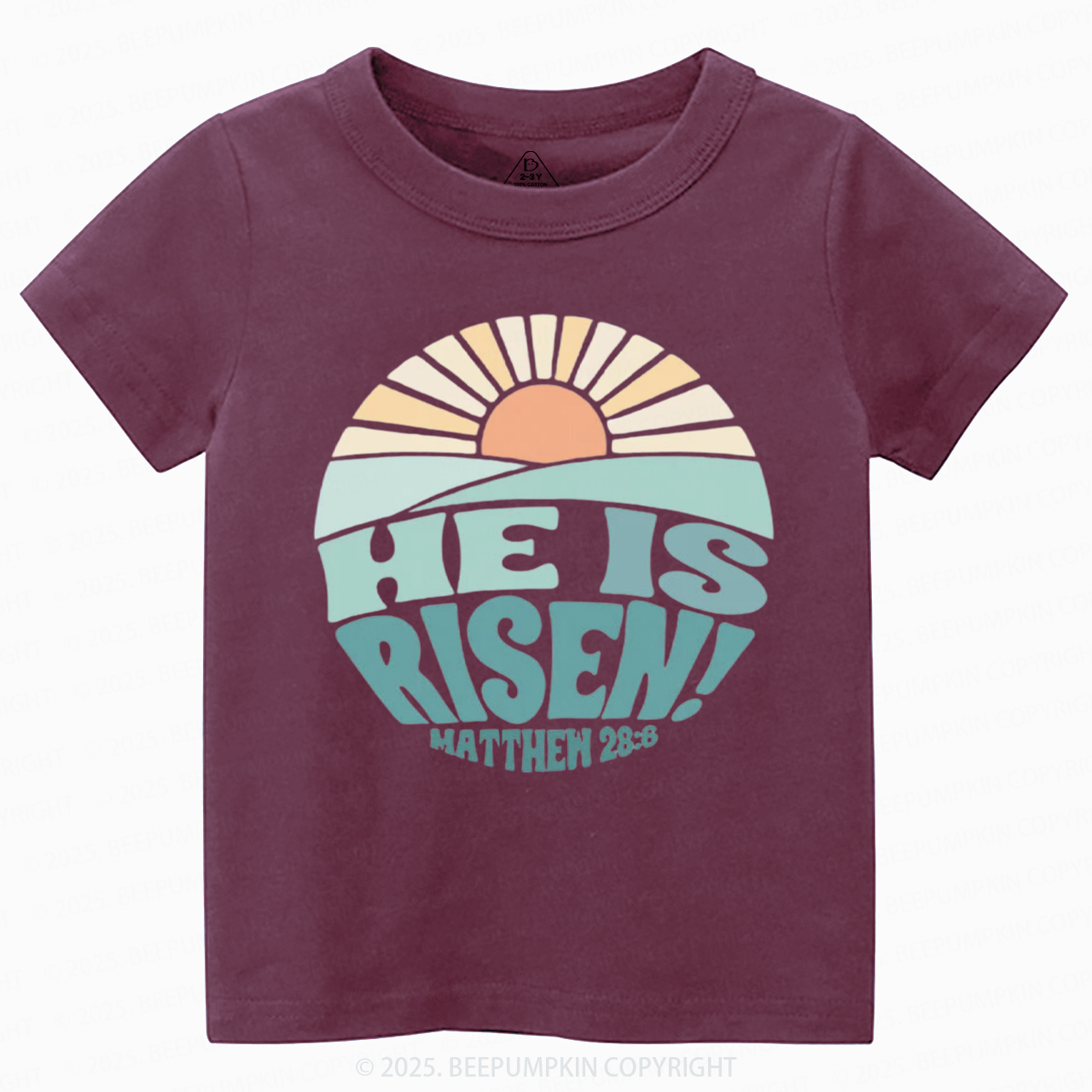 He is Risen Toddler&Kid's Tees Beepumpkin