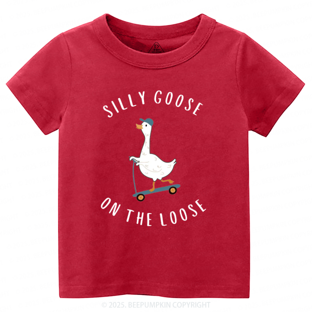 Silly Goose On The Loose Toddler&Kid's Tees Beepumpkin 3
