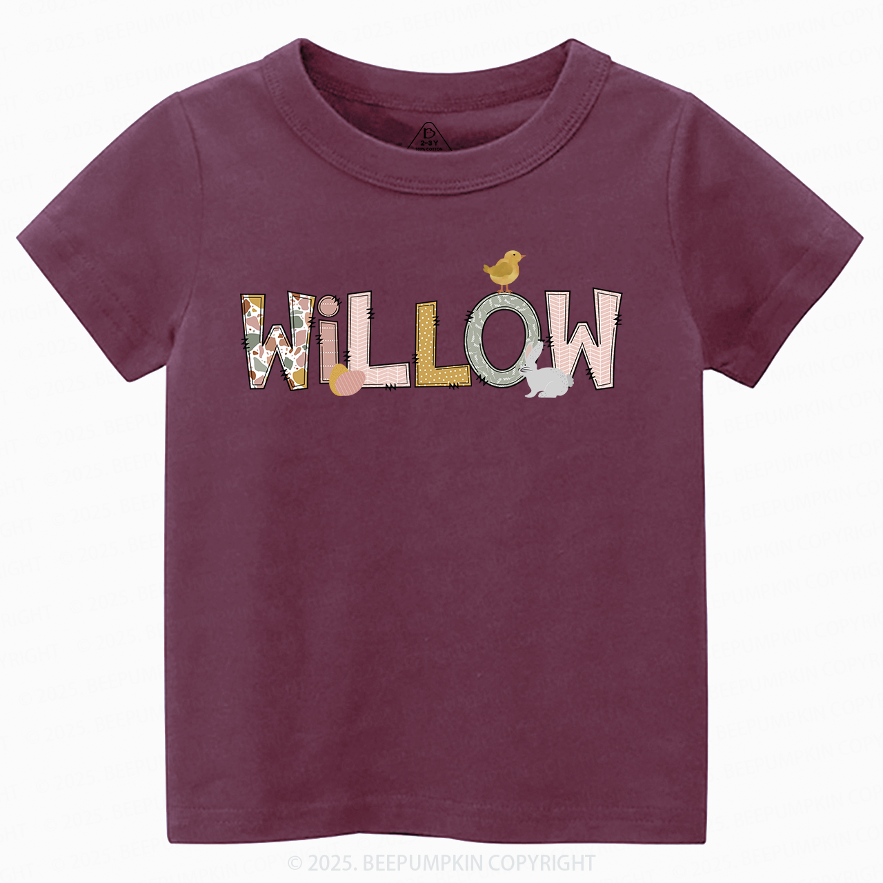 Personalized Name Easter Toddler&Kid's Tees Beepumpkin