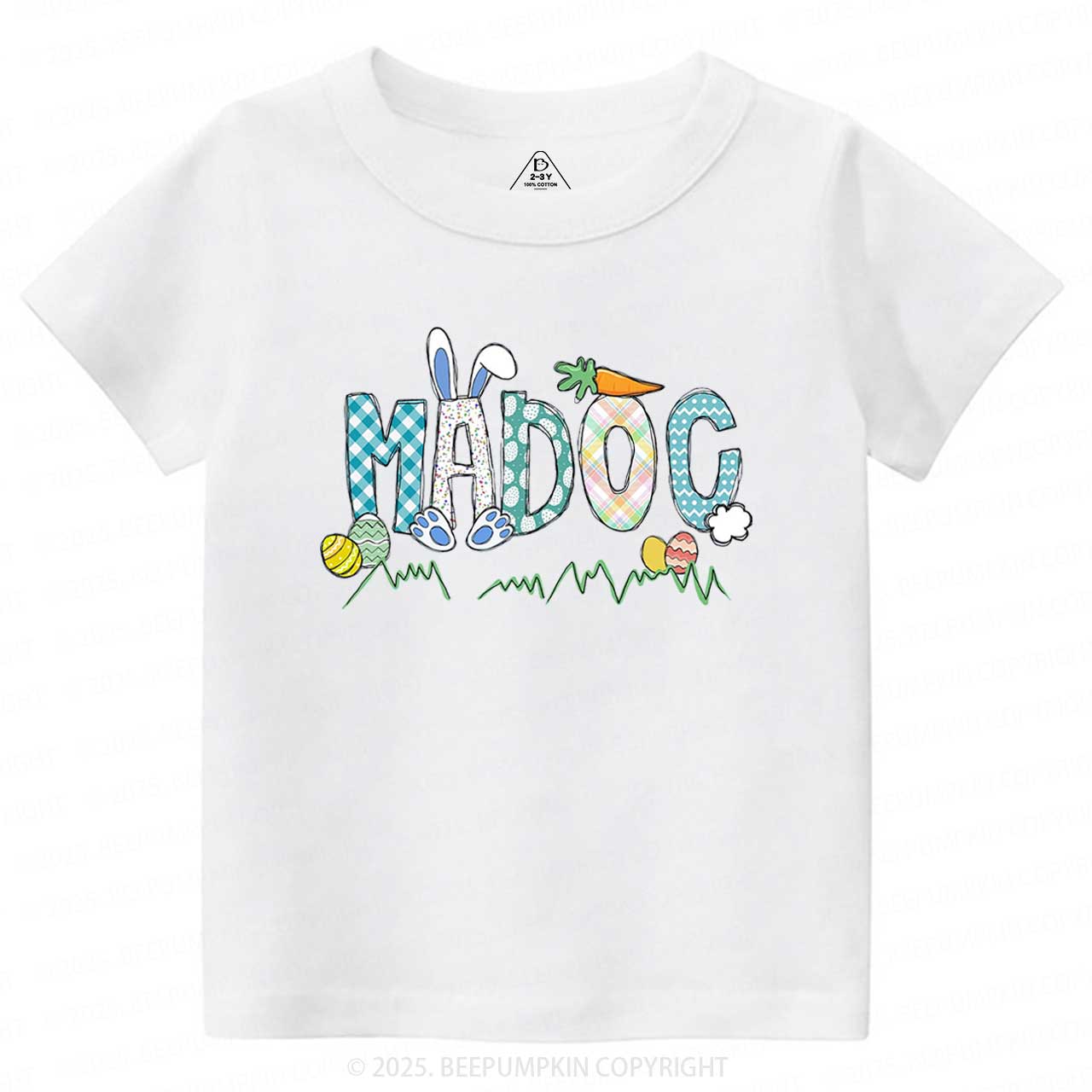 Personalized Easter Name Toddler&Kid's Tees Beepumpkin