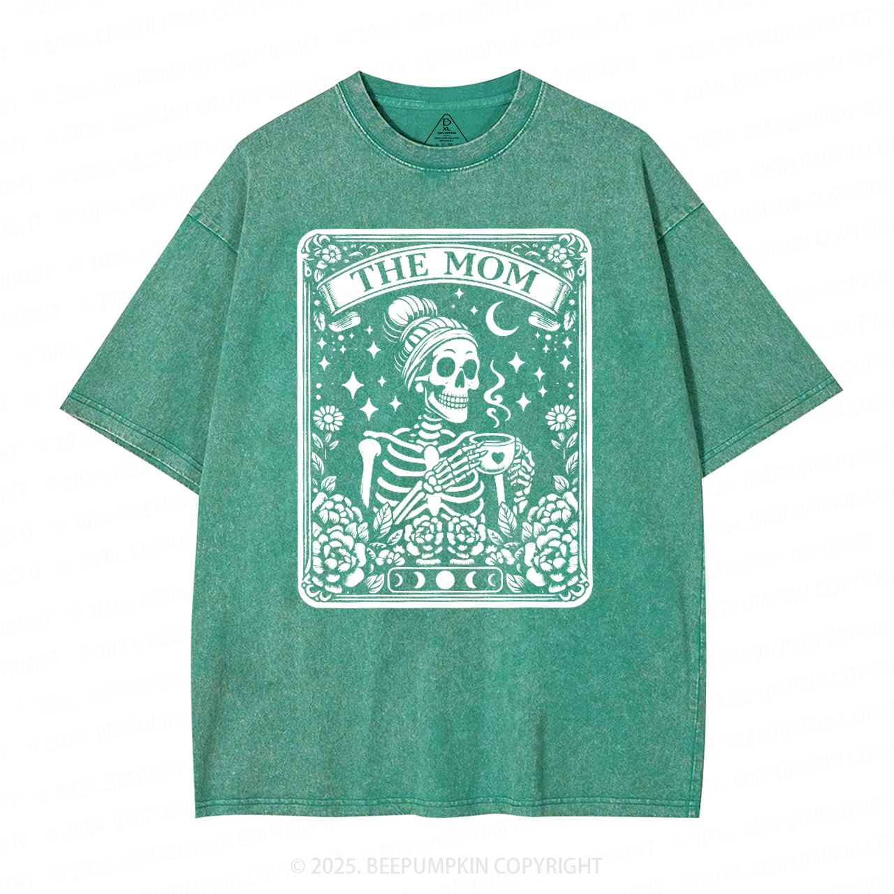 The Mom Tarot Card Mama Washed T-Shirts