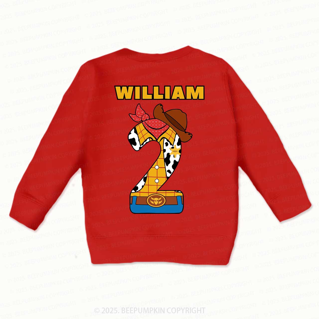 Personalized Birthday Kid's Sweatshirt