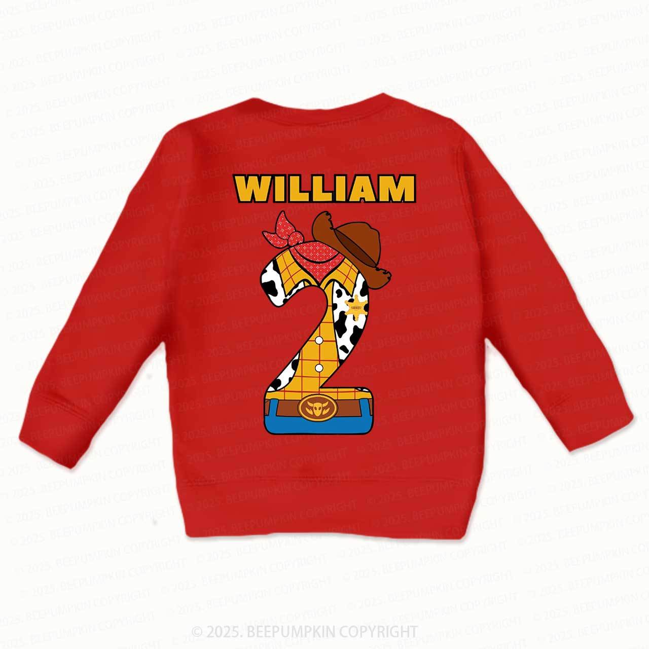 Personalized Birthday Kid's Sweatshirt