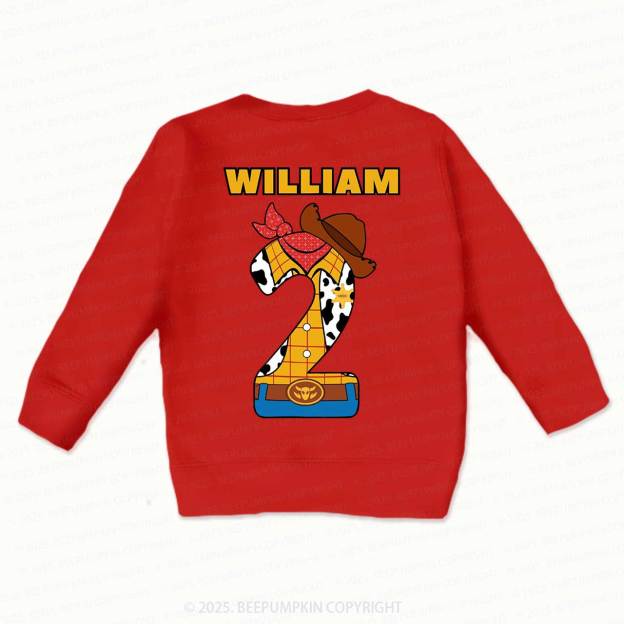 Personalized Birthday Kid's Sweatshirt