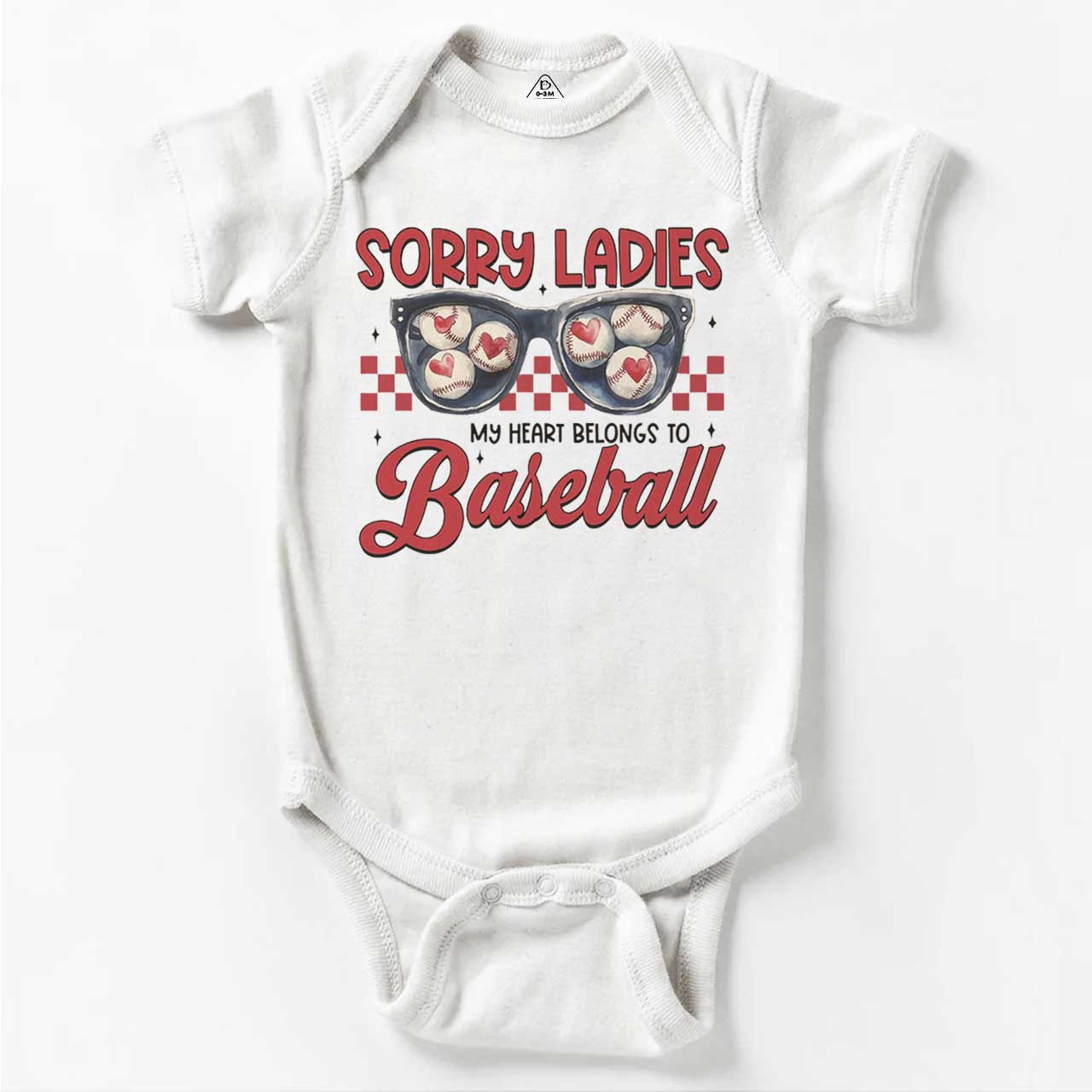 Sorry Ladies My Heart Belongs To Baseball Bodysuit Beepumpkin