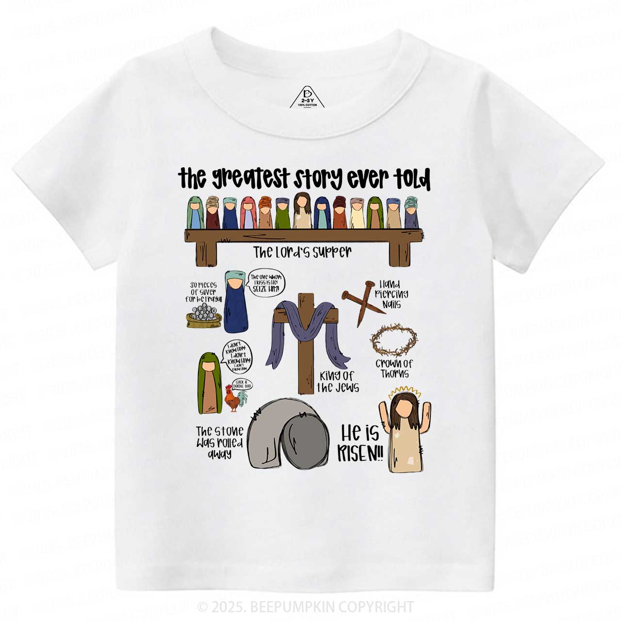 The Greatest Story Ever Told Toddler&Kid's Tees Beepumpkin