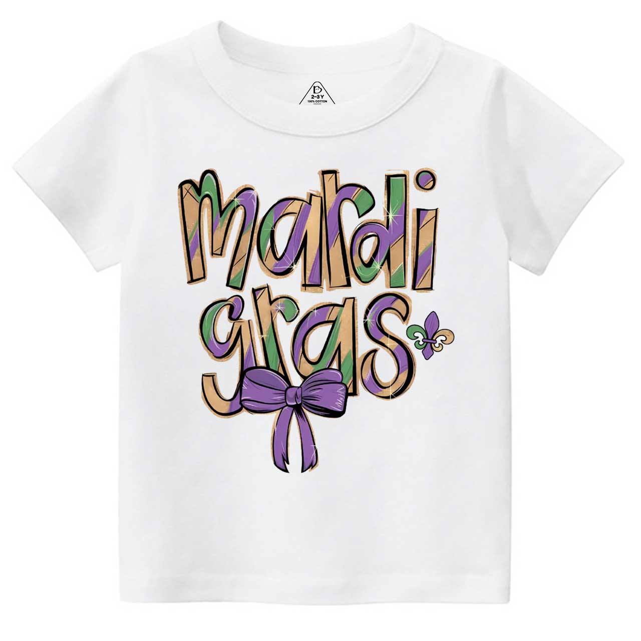 Mardi Gras Toddler&Kid's Tees Beepumpkin