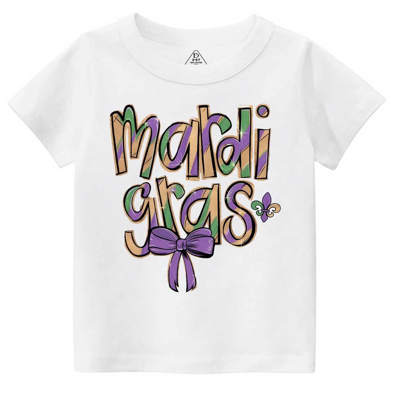 Mardi Gras Toddler&Kid's Tees Beepumpkin