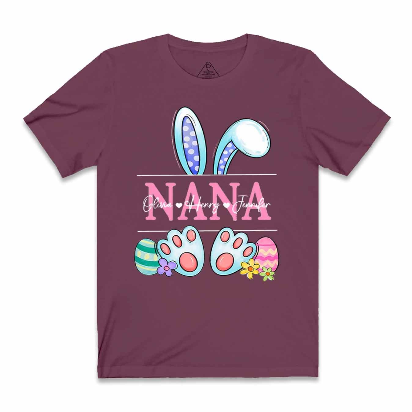Personalized Name Nana Easter T-Shirts
