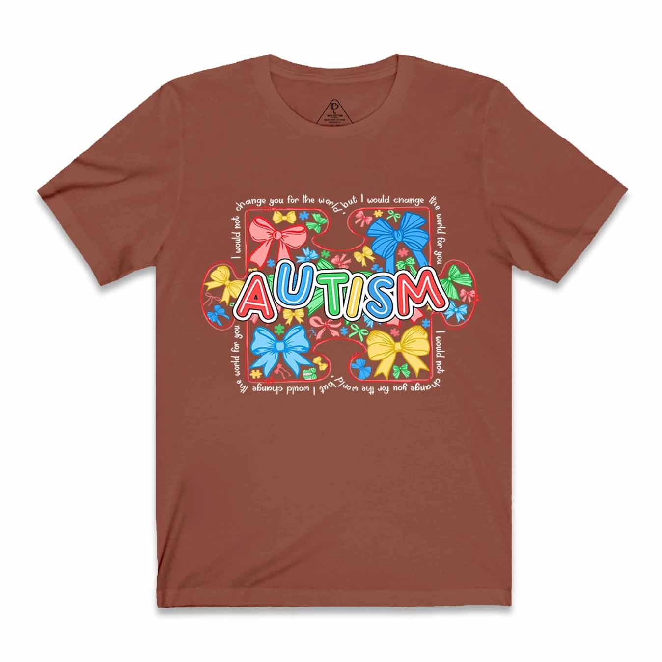 Autism Awareness Coquette Mama T-Shirts