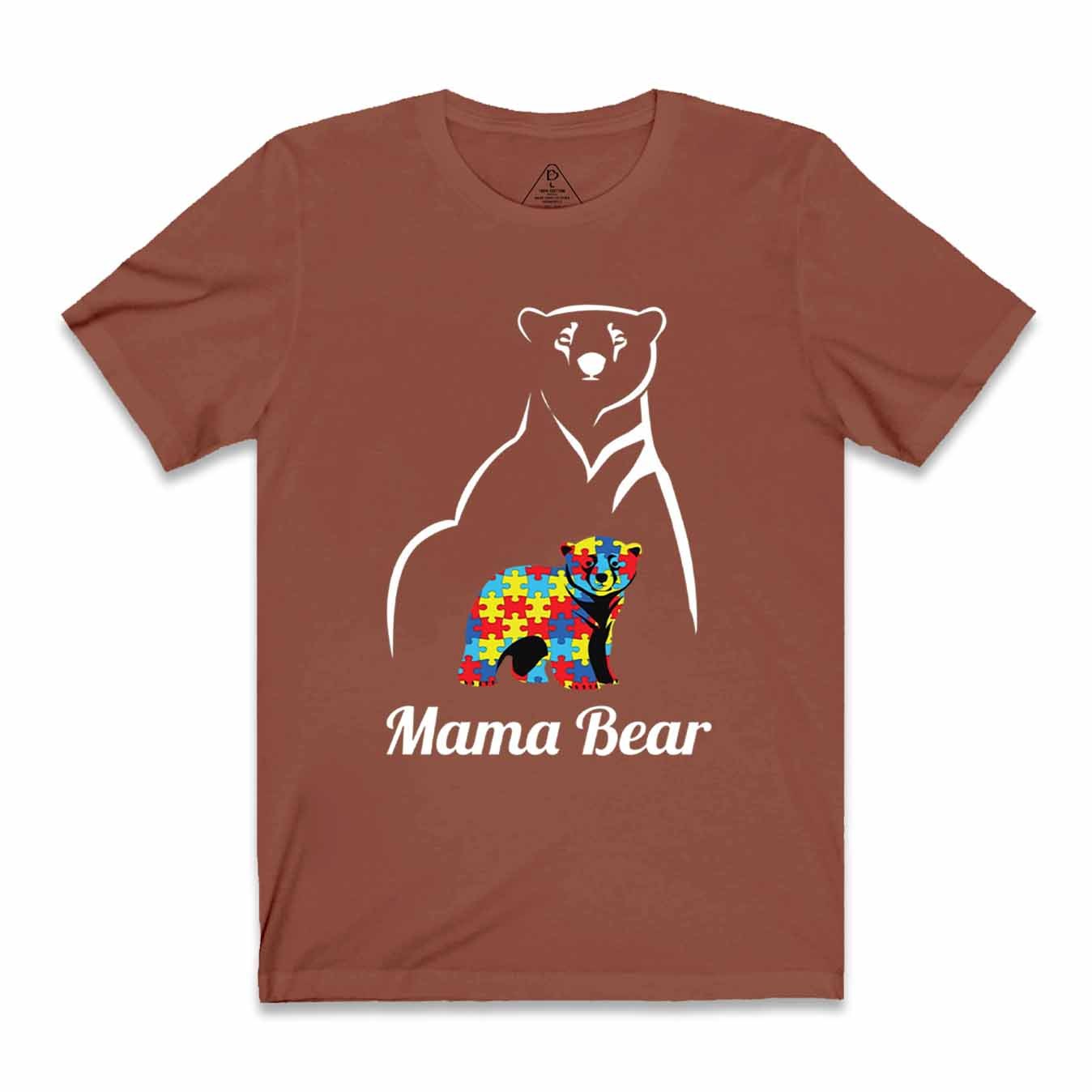 Autism Mama Bear T-Shirts