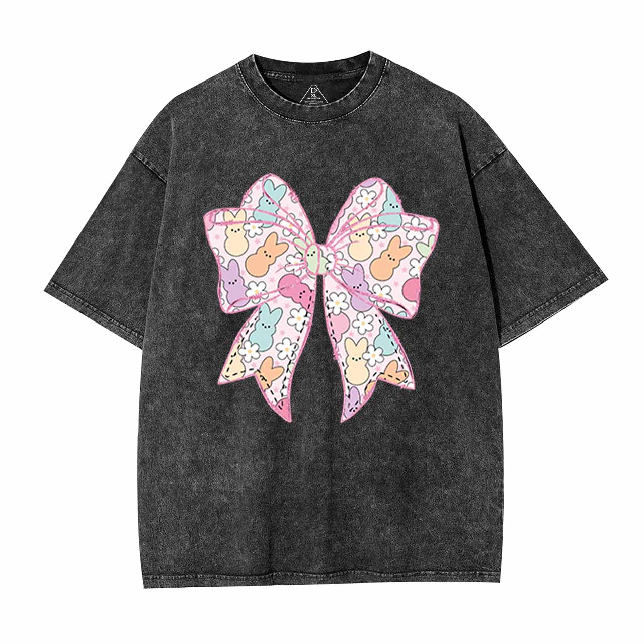 Easter Coquette Bow Mama Washed T-Shirts