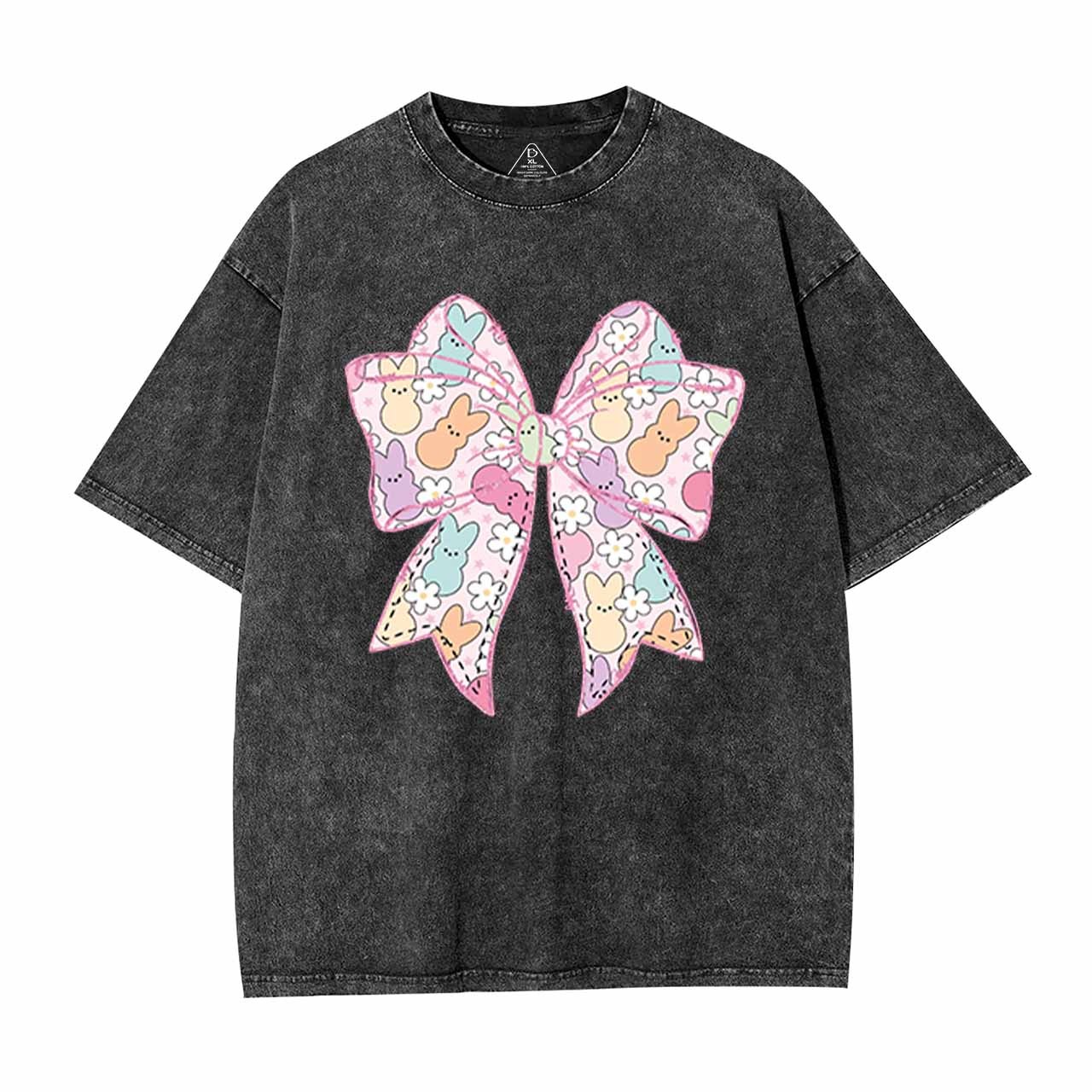 Easter Coquette Bow Mama Washed T-Shirts