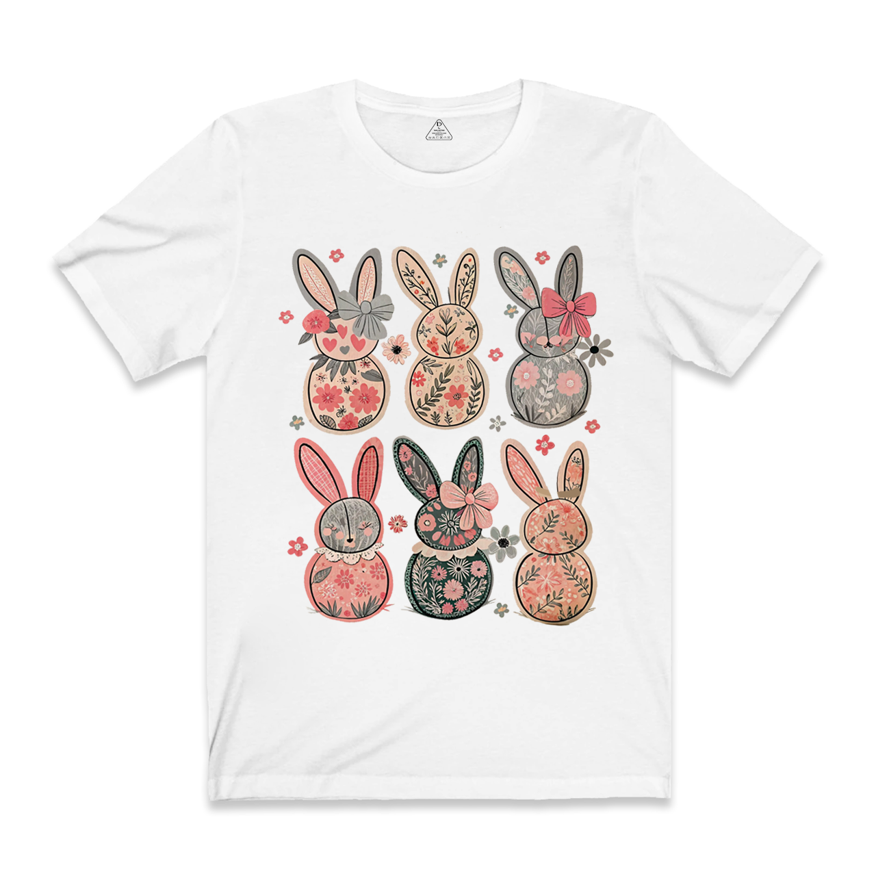 Coquette Easter Bunny Floral Mama T-Shirts