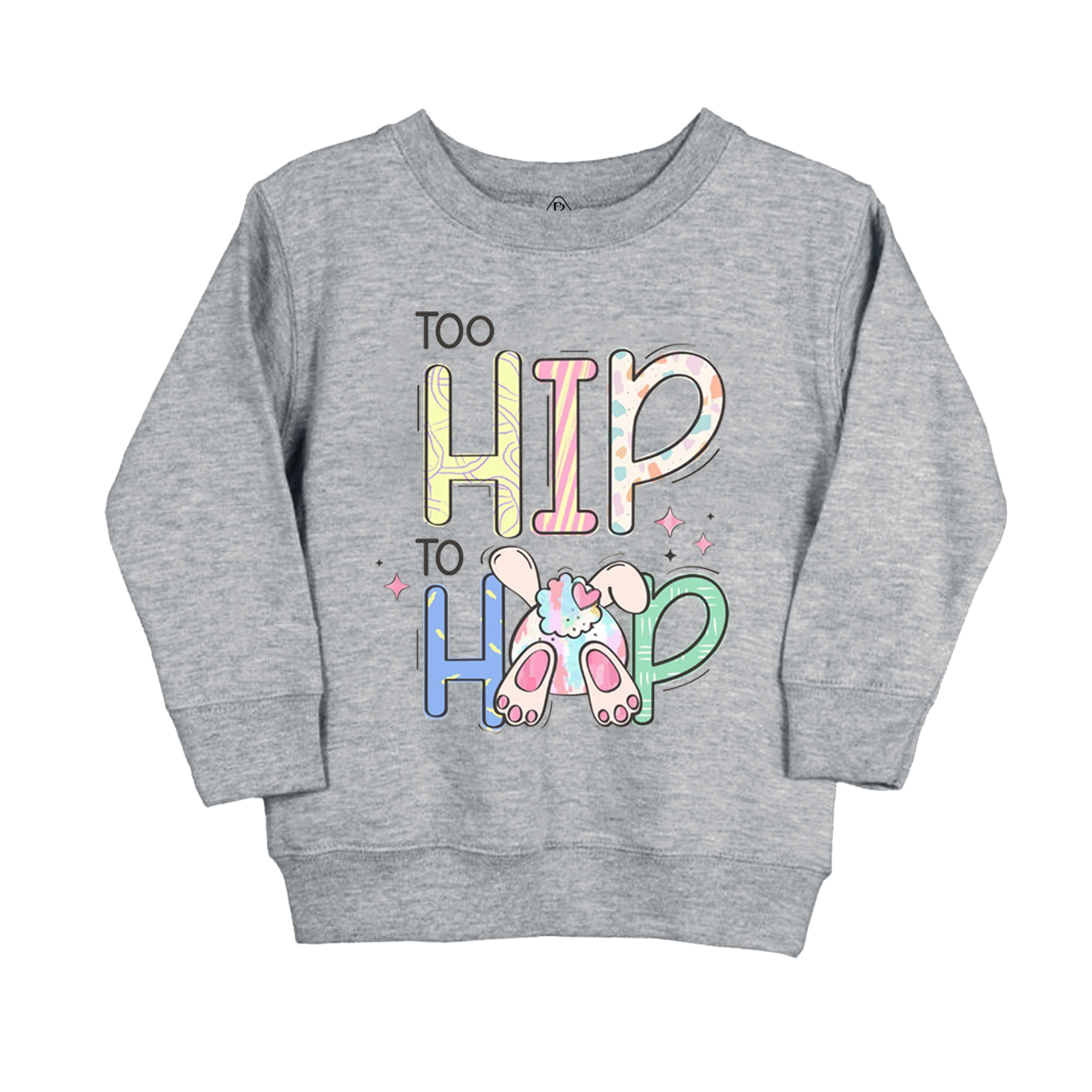 Too Hip To Hop Bunny Kid's Sweatshirt