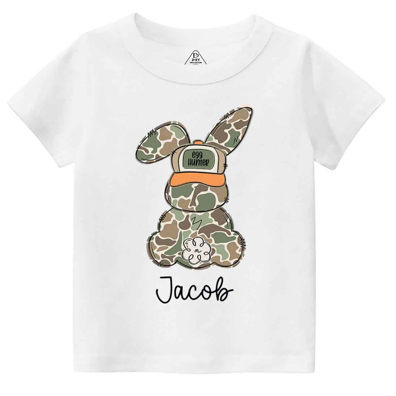Egg Hunter Bunny Toddler&Kid's Tees Beepumpkin