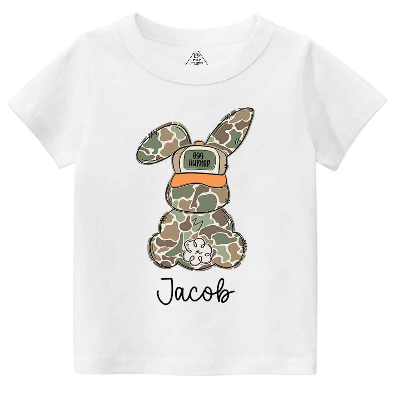 Egg Hunter Bunny Toddler&Kid's Tees Beepumpkin