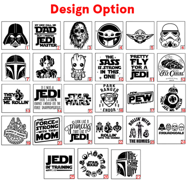 Personalized SW Family Matching Tees Beepumpkin