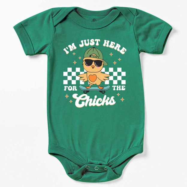 I’m Just Here for the Chicks Bodysuit Beepumpkin