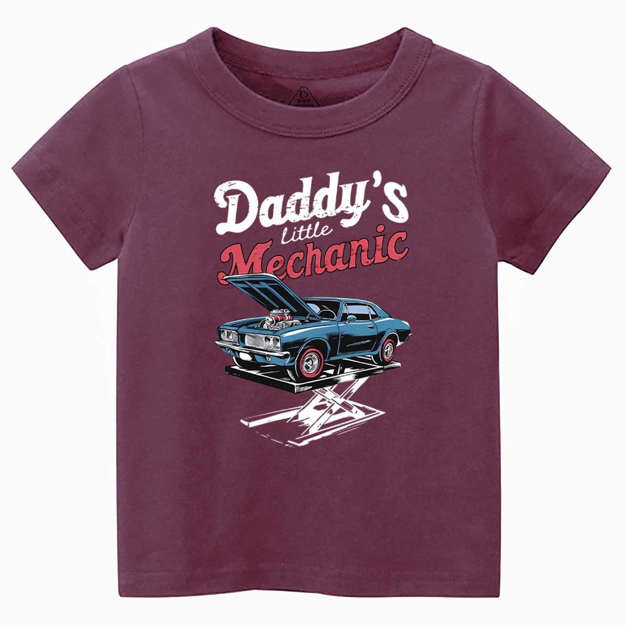 Daddy's Little Mechanic Toddler&Kid's Tees Beepumpkin