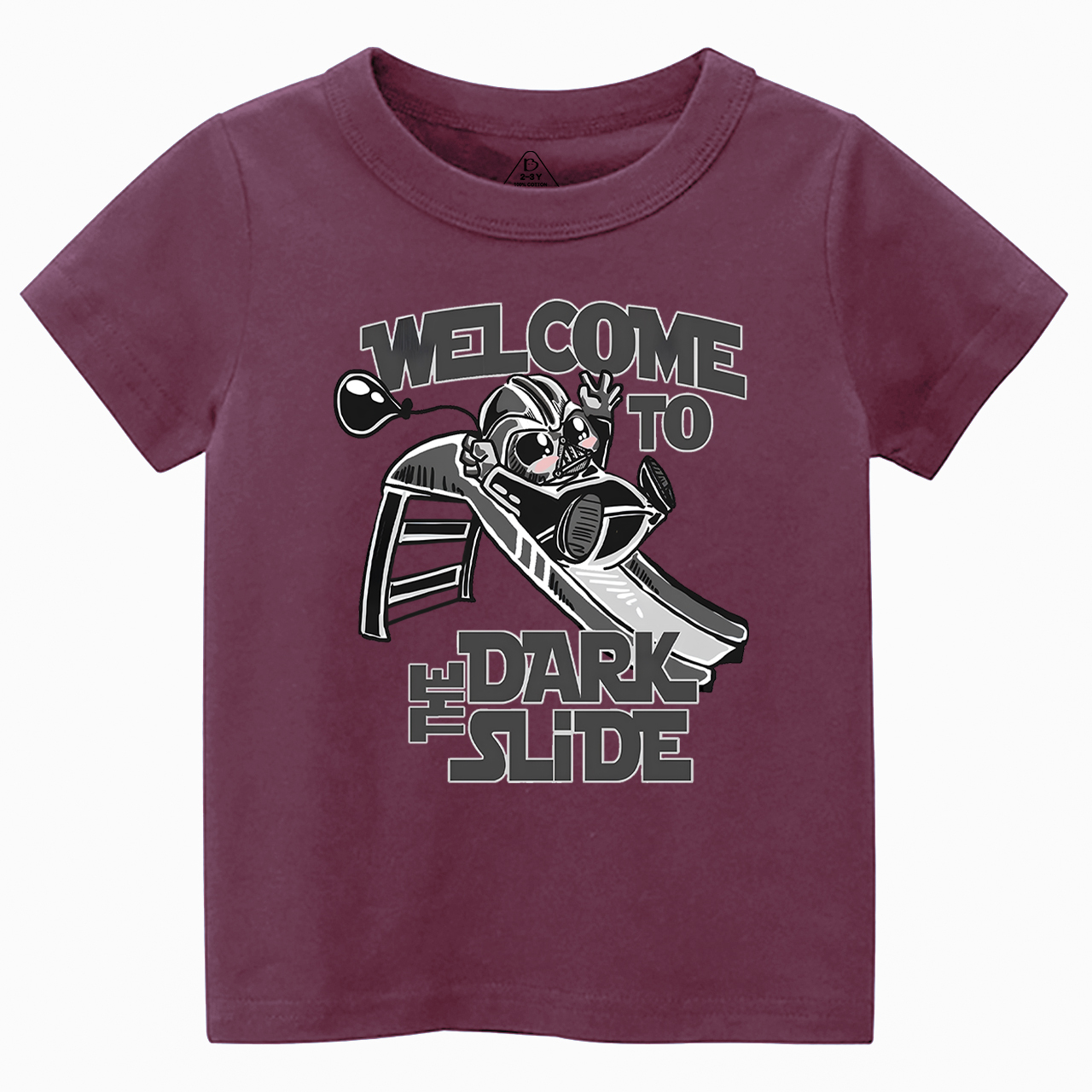 Welcome To The Dark Slide Toddler&Kid's Tees Beepumpkin