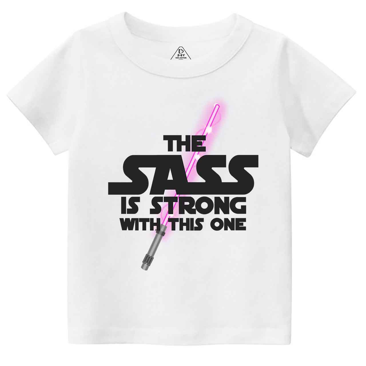 The Sass Is Strong With This One Toddler&Kid's Tees Beepumpkin 7