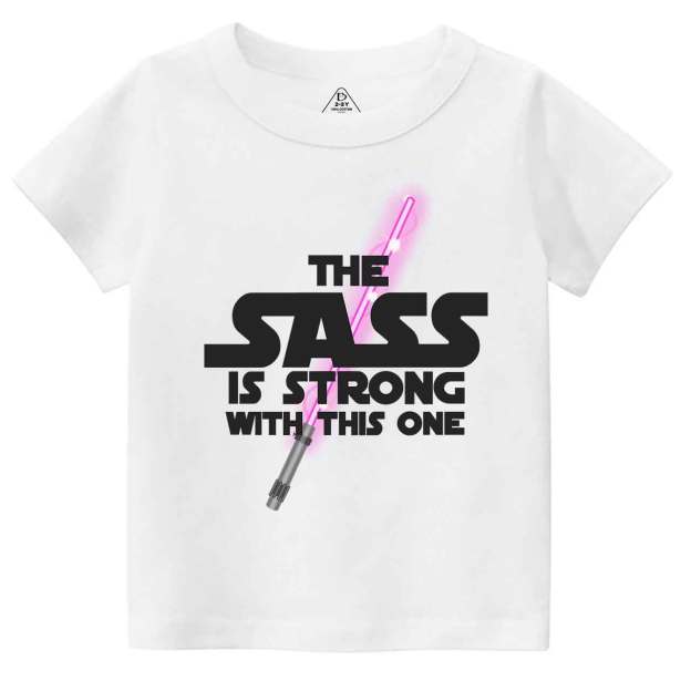 The Sass Is Strong With This One Toddler&Kid's Tees Beepumpkin 7