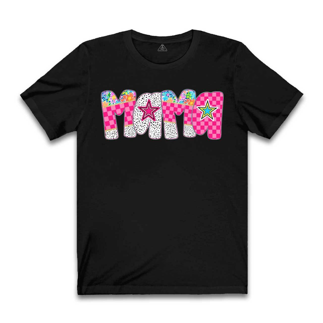 Vibrant And Playful Mama T-Shirts