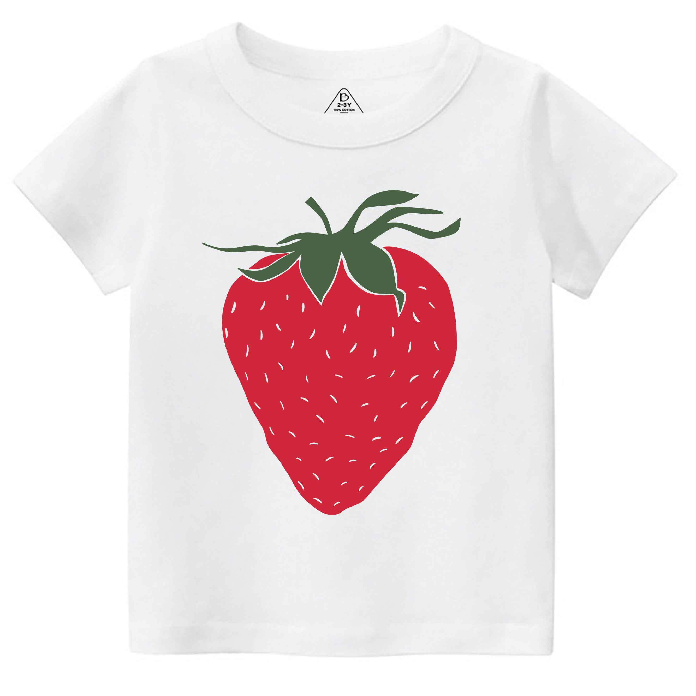 Strawberry Toddler&Kid's Tees Beepumpkin