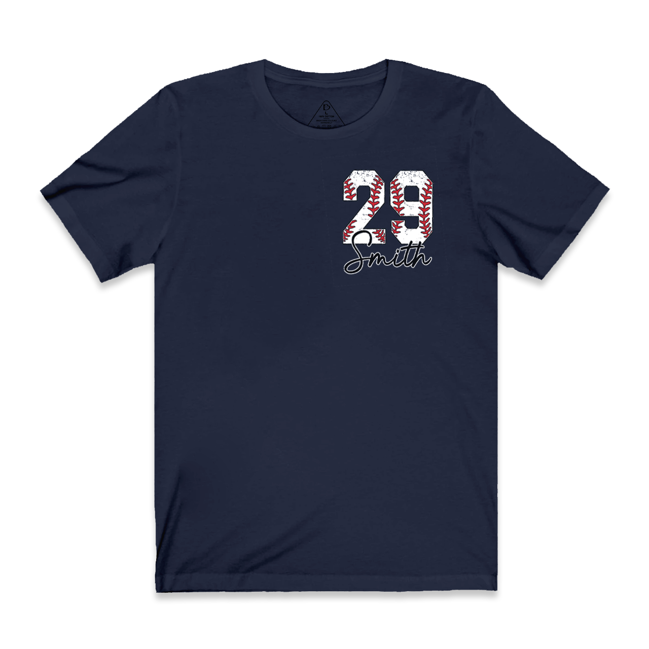 Personalized Baseball Pocket Mama T-Shirts