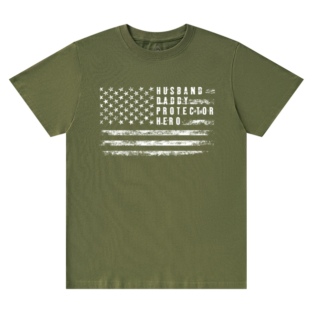 Patriotic Dad and me T-Shirt