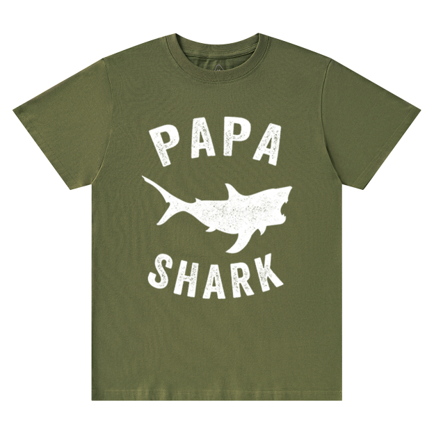 Men's Papa Shark Dad and me T-Shirts