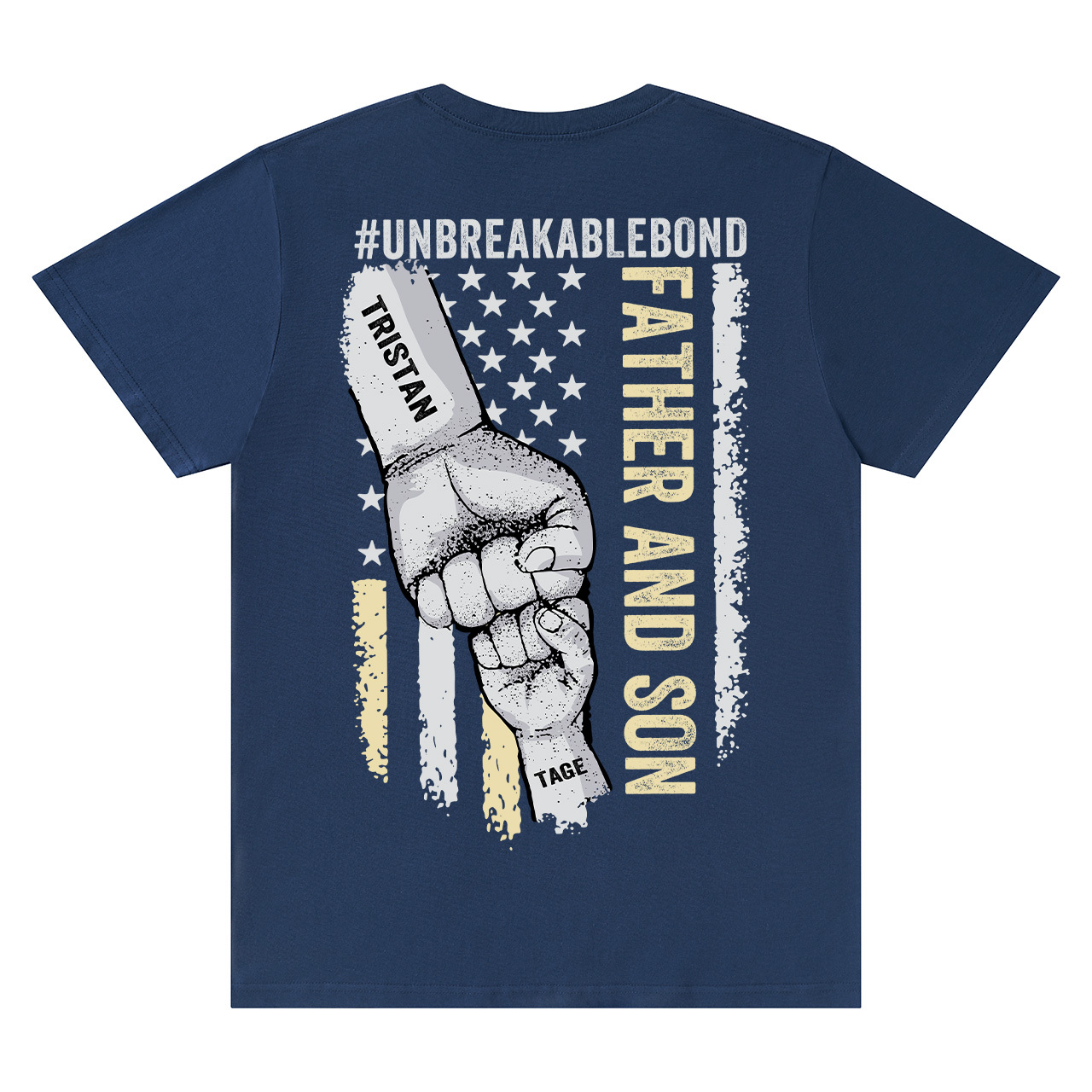  Personalized Unbreakable Bond Dad and me Shirt