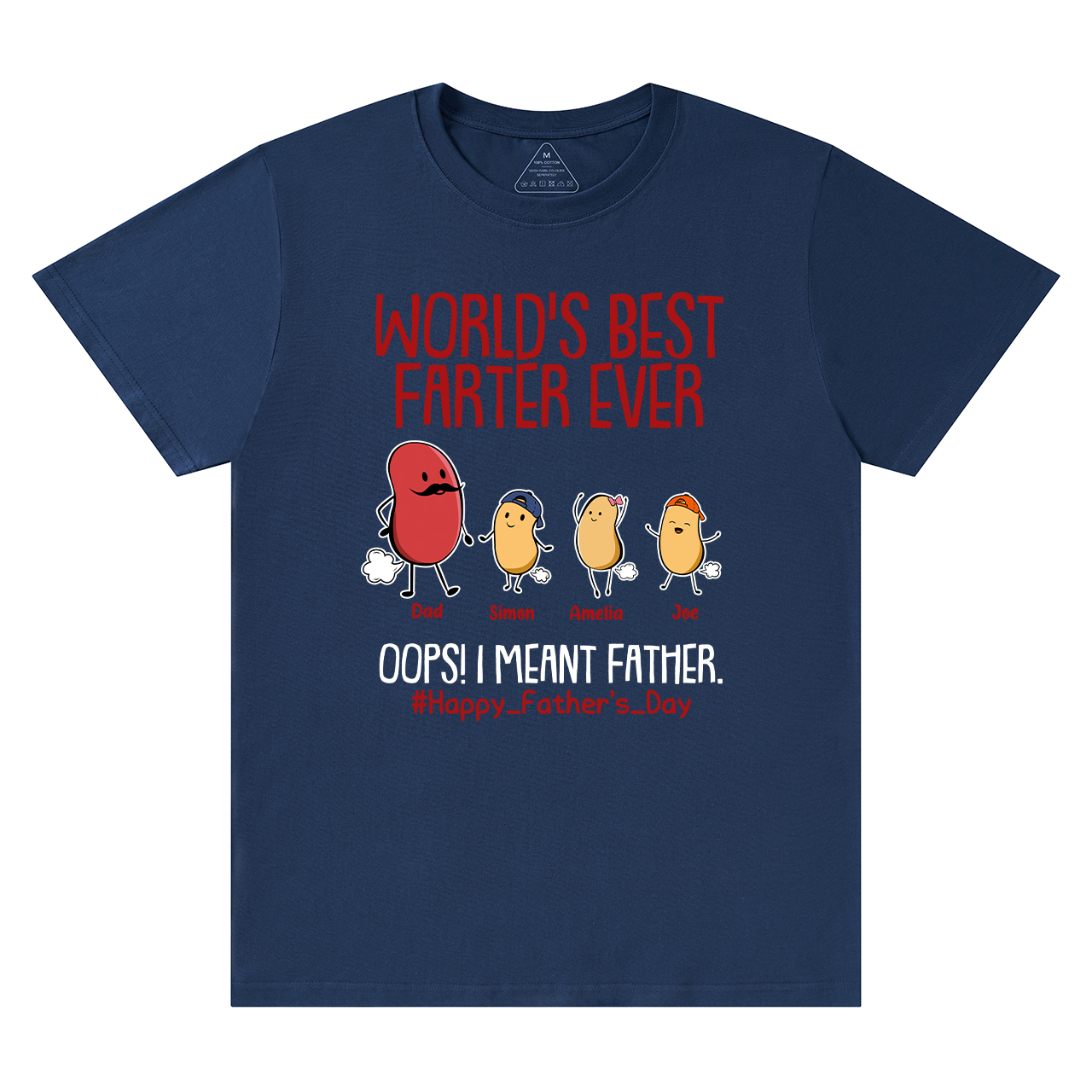 World's Best Farter Ever I Mean Father Funny Personalized Shirt